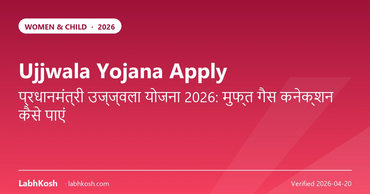 उज्ज्वला योजना 2026: फ्री गैस कनेक्शन कैसे लें (आवेदन + KYC)