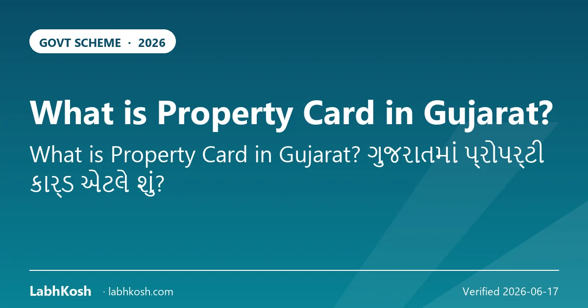 प्रॉपर्टी कार्ड क्या है? गुजरात Property Card की पूरी जानकारी